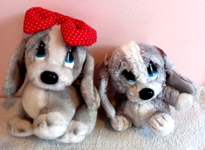 Vintage Sad Sam & Honey Strutting & Baby Honey Soft Toy Plush