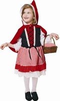 Dress Up America Lil' Red Riding Hood Costume Set M Dress Up America Lil' Red Riding Hood Costume Set M