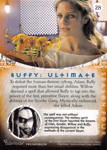 2007 INKWORKS BUFFY VAMPIRE SLAYER 10TH ANNIVERSARY PICK-A-CARD 1-90 BASE CARDS - Picture 57 of 181