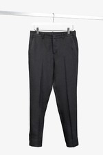 Gucci PF/13 Black Textured-Jacquard Tapered Trousers, Size XS
