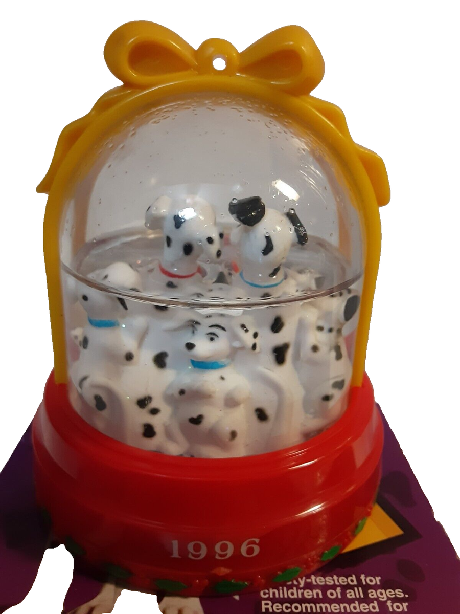 Disney McDonalds 101 Dalmatians Snow Globe 1996 90s Friend Gift