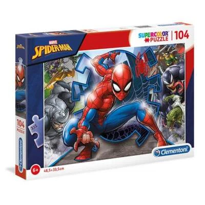 Spiderman Clementoni Puzzle 104 teilig Disney Spielzeug Maße: 48,5x33,5 cm