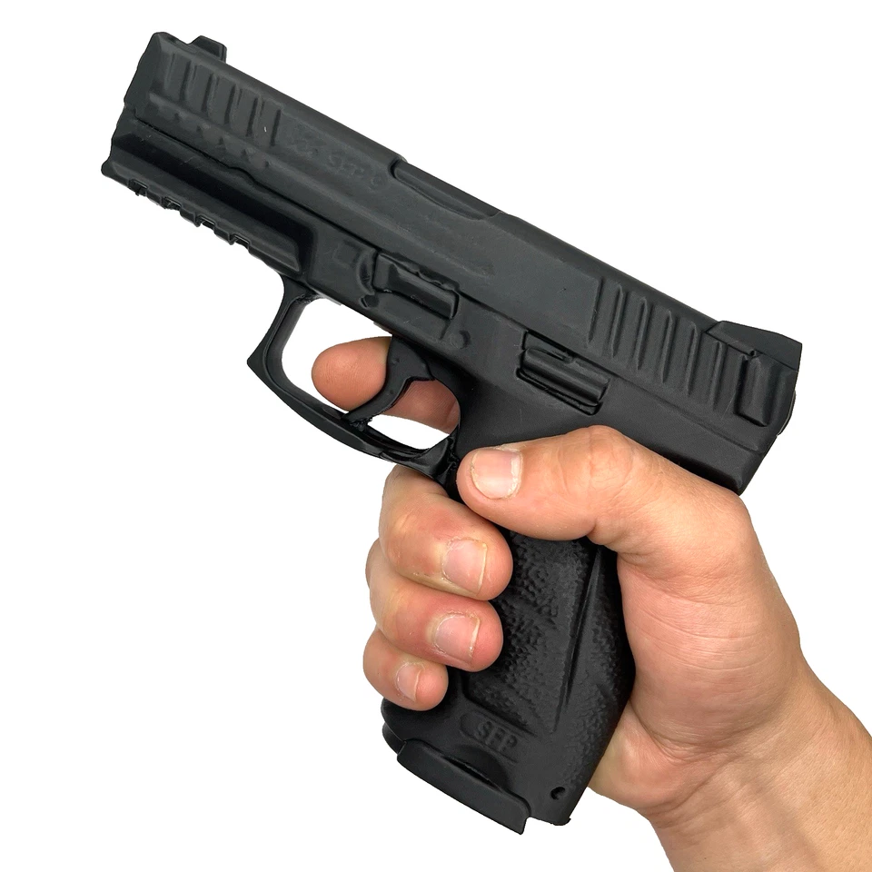 Pistola de entrenamiento HK VP9 SFP9 utilería tamaño real escala 1:1 no entrenador funciona ¡SEGURA! Foto 2 de 4