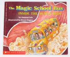 Book Children The Magic School Bus Inside The Human Body Scholastic 1989