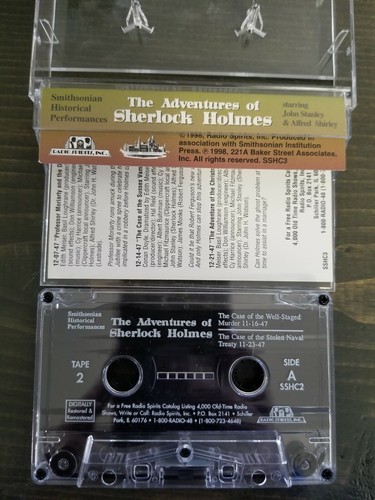 The Adventures of Sherlock  Holmes CASSETTE #3 - Picture 2 of 3