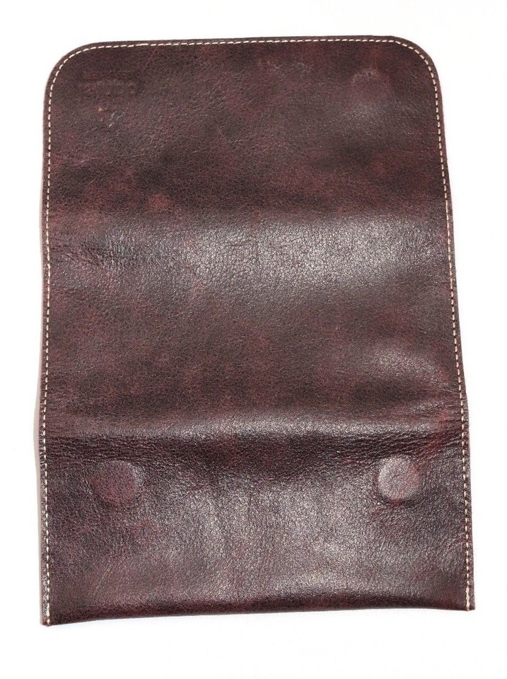 Soft Genuine Smoke Tobacco Pocket Pouch Case Real Leather Lining - Foto 9