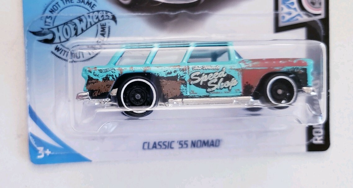 Hot Wheels Chevrolet NOMAD '55 - Échelle 1/64 - Série Classics 2019 - Neuf