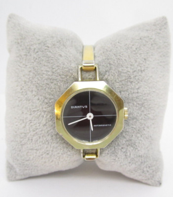 Vtg Women Diantus Hand Wind Mechanical Analog 27mm Round Watch (H450)