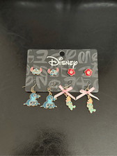 Disney Stitch Scrump Bow Earrings Set