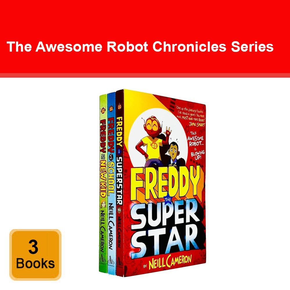 The Awesome Robot Chronicles Series Books 1 - 3 Collection Set by Neill Cameron