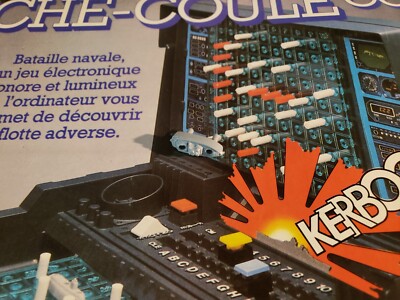 Jeu de société électronique TOUCHÉ COULÉ COMPUTER - Complet