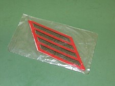 US Marine USMC Female 4th Enlistment Service Stripes Alpha Uniform Arm Patches