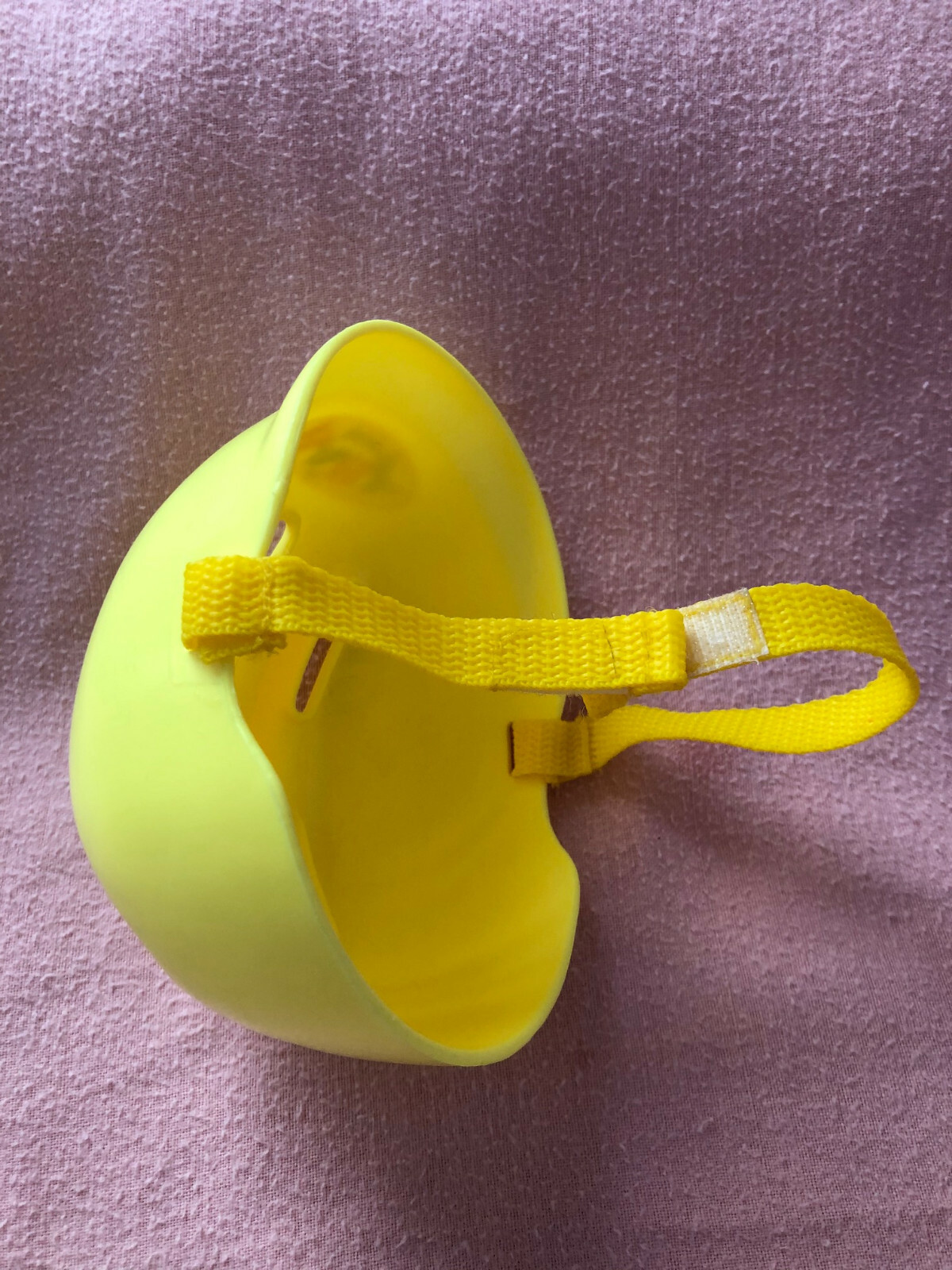 Yellow Bike Helmet for Baby Born Doll