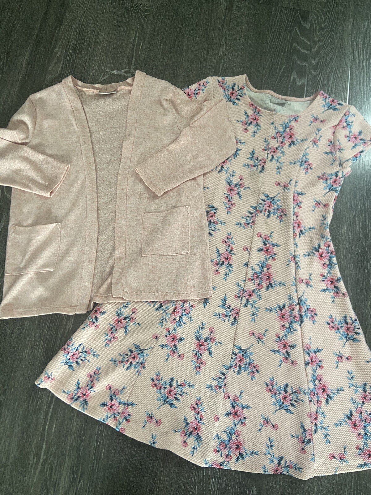 girls matalan dress and cardigan image 3