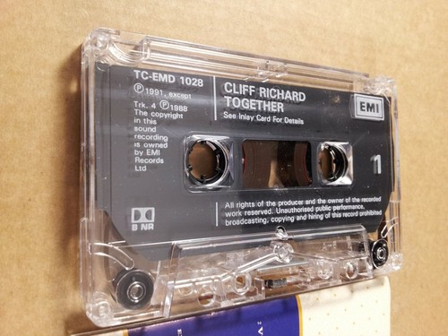 Together With Cliff Richard : Vintage Tape Cassette Album From 1991 - Picture 4 of 4