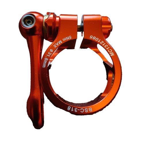Wolf Tooth Components Quick Release Seatpost Clamp - 29.8mm Orange