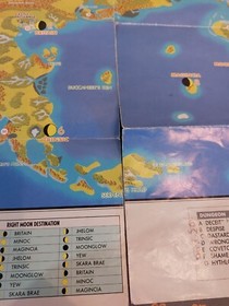 Ultima Quest of the Avatar Nintendo NES Manual + The Land Of Britannia Map POOR