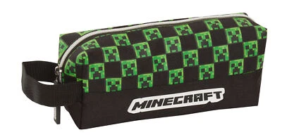 ULTIMATE KIDS Minecraft Pencil Case Kids Creeper Gaming Accessory Minecraft Toiletries Bag