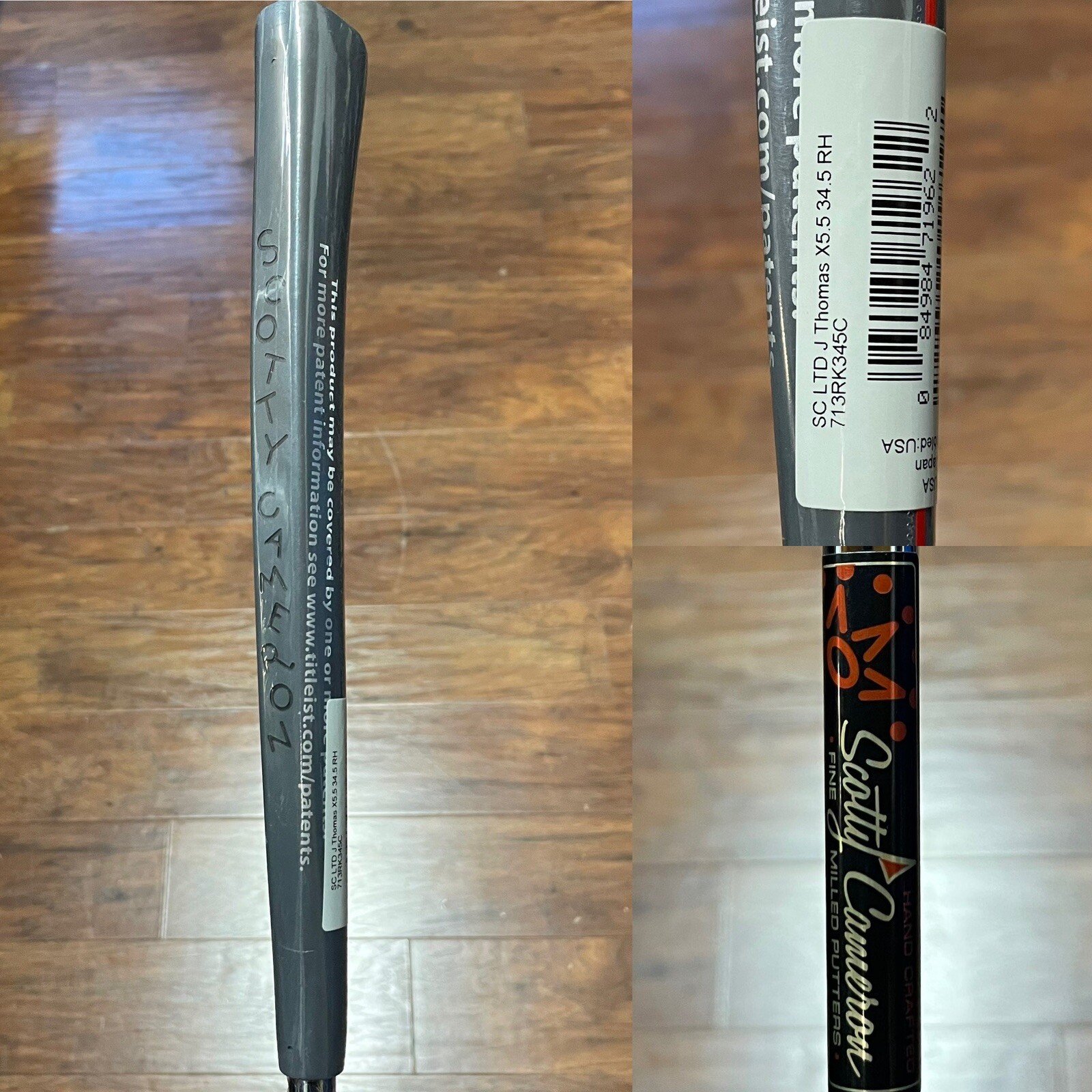 Scotty Cameron Inspired By Justin Thomas Limited Release Putter W/ Cover - NEW