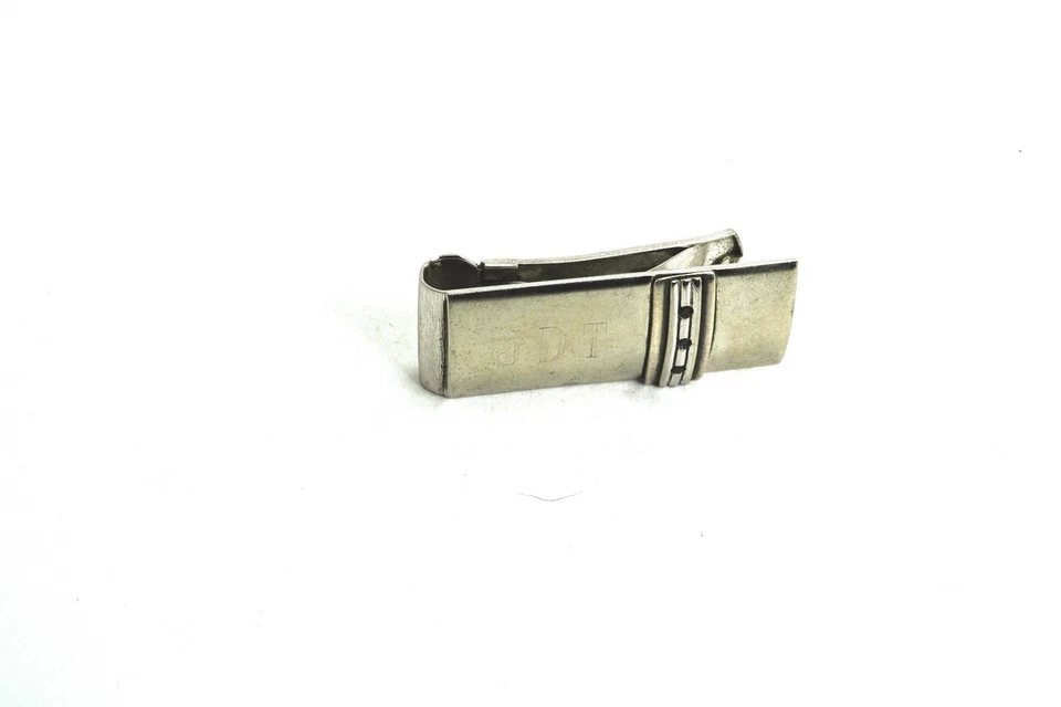 db Dolan Bullock Sterling Silver Money Clip Monogrammed Initials JDT - Image 2 of 4