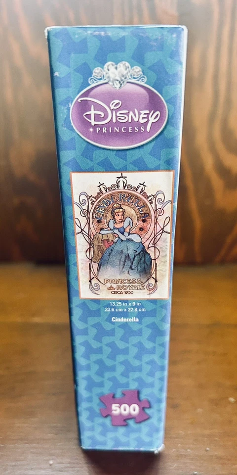 PUZZLE MEGA MARCAS ESTILO ART NOUVEAU 500 PIEZAS PRINCESA CENICIENTA DISNEY Foto 4 de 4