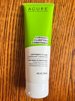 Acure Curiously Clarifying Conditioner, Lemongrass & Argan, 8 fl oz (236 ml)