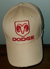 Dodge Truck Red Logo Tan Adult Adjustable Tan Baseball Hat Cap Embroidered Nice Dodge Truck Red Logo Tan Adult Adjustable Tan Baseball Hat Cap Embroidered Nice