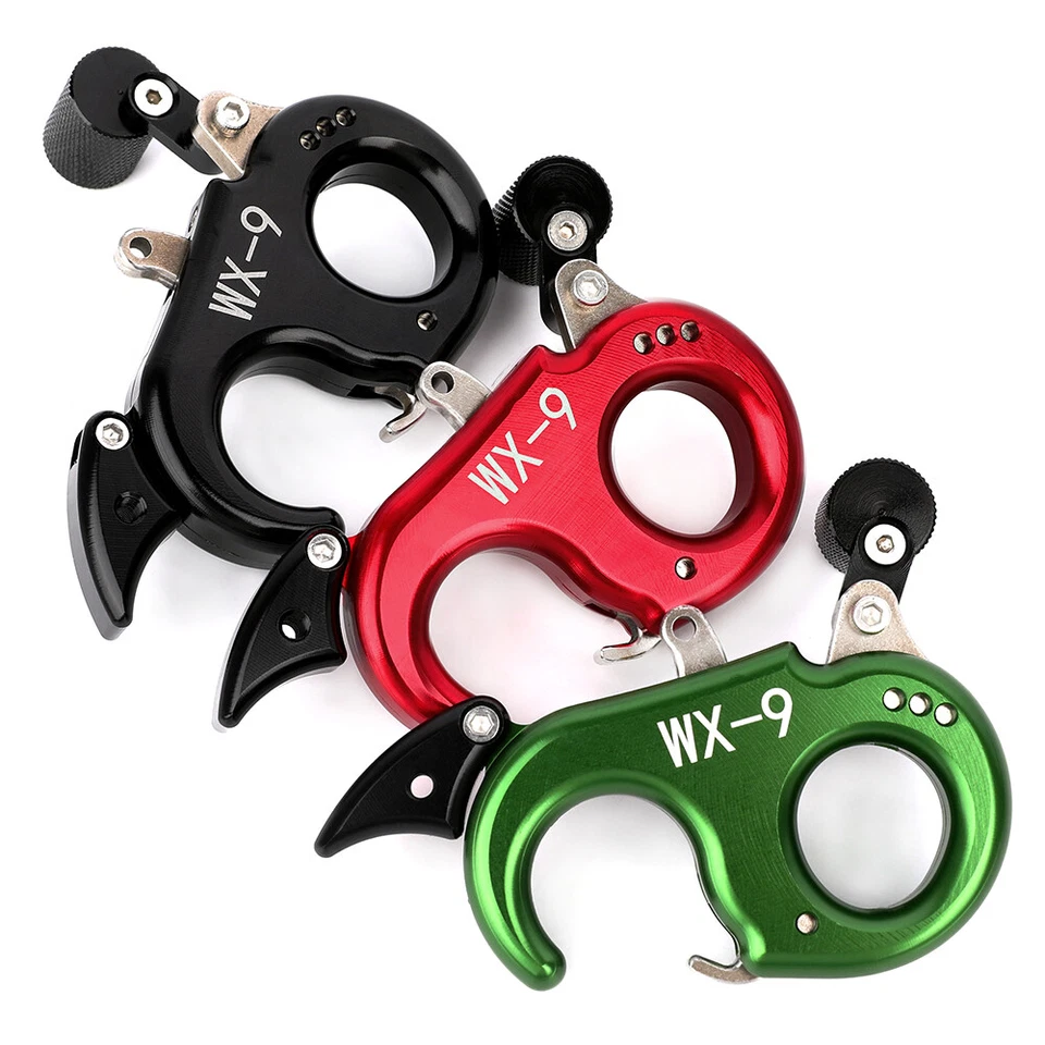 Compound Bow Release Aids 3 Finger Thumb Trigger RH LH Archery Hunting Grip - Image 3 of 4