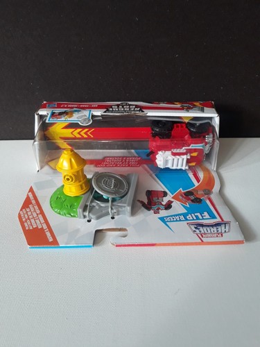 New 2016 Playskool Heroes Transformers Rescue Bots Pullback Flip Racer Heatwave! - Picture 6 of 10