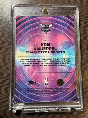 Kon knueppel 2025/26 Topps Chrome Cosmic RC Hyper Nova Case Hit SP