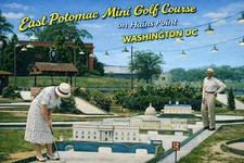 East Potomac Mini Golf Course Hains Point WASHINGTON DC MODERN Postcard D842