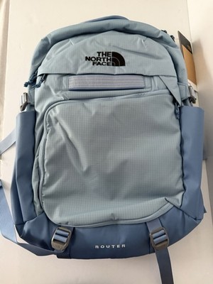 The North Face Unisex Steel Blue Router Backpack 40L - NEW