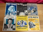 Antique Vintage Sheet Music - Musical Pieces with Words MAD ABOUT MUSIC   x6