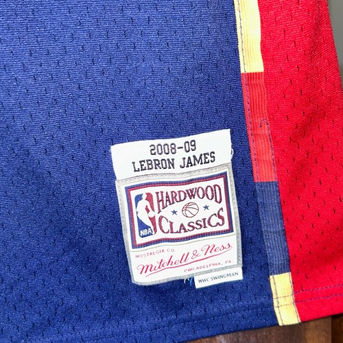 Cleveland Lebron James Mitchell & Ness 2008/09 NBA HWC Jersey youth Medium - Picture 3 of 7