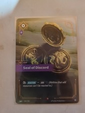 LEAGUE OF LEGENDS Riftbound Seal Of Discord OGN 204/298 — live eBay listing