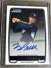 2012 Bowman Chrome - Prospects Autographs Brad Miller #BCA-BMI (AU, RC)