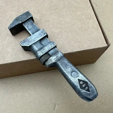 RARE Vtg. W&B Whitman & Barnes 6.5” “Railroad Special" Monkey Wrench USA