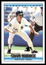 Craig Grebeck 1992 Donruss #546 White Sox MLB READ FREE SHIPPING AutographDen