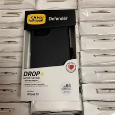 New OtterBox iPhone 15 Defender Series Case BLACK includes holster clip