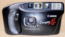 Canon Snappy AF 35mm Autofocus Point  Shoot Film Black Camera Parts Only