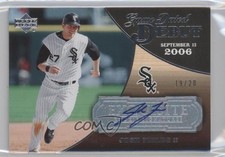 2007 Exquisite Rookie Signatures Game Dated Debut 19/20 Josh Fields Auto 0o9