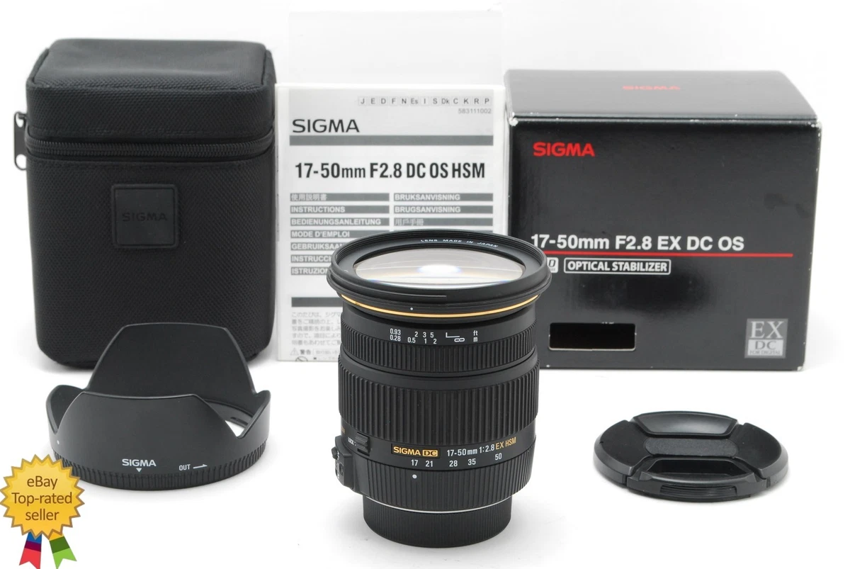 Sigma DC Camera Lenses for Nikon 17-50mm Focal for sale | eBay