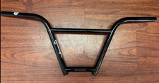 NEW FIT 4 PIECE BARS USA MADE HANDLEBAR GLOSS BLACK BMX BIKE S&M FUBAR 9.5 9.5"