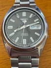 VINTAGE SEIKO 5 AUTOMATIC 7S26 0480 21 JEWELS BLACK DIAL  WATCH- REPAIR/PARTS