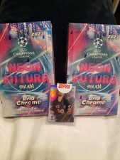 2020-21 Topps Chrome X Steve Aoki UEFA Champions League Neon Future Soccer Cards Checklist 25