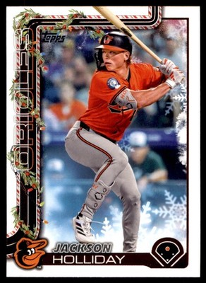 2025 Topps Holiday Jackson Holliday Baltimore Orioles #H188 | eBay