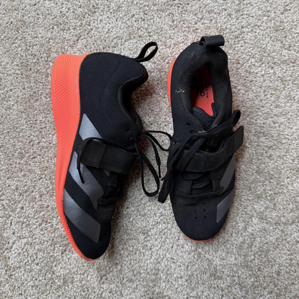 adidas Adipower Weightlifting 2 Black Signal Coral | eBay display picture 2