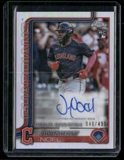 2025 Topps Chrome Update Jhonkensy Noel Rookie Auto Refractors #/499