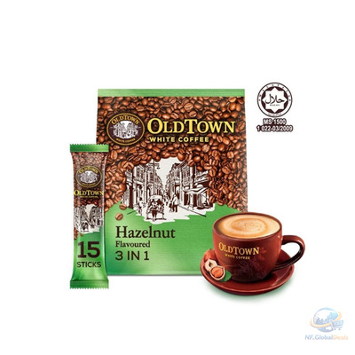 3 PACKS OldTown White Coffee Hazelnut from Malaysia 15s X 31.6g Instant Premix