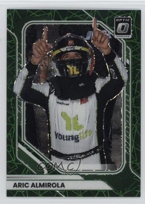 2026 Panini Donruss NASCAR Optic Green Velocity Prizm 31/99 Aric Almirola 0xr1